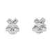 Boucles d'oreilles Boucles d'oreilles Tiffany & Co., "Croix", diamants, platine. 58 Facettes 33928