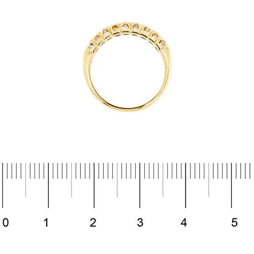 Bague 55 Bague Riviera avec diamants de 0,60 ct 58 Facettes 36983