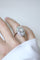 Bague 53 Bague Ovale Art Déco Diamants 2.10 Cts, Platine & Or Blanc 58 Facettes