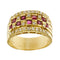 Bague 62 Bague avec rubis et diamants 58 Facettes 37409