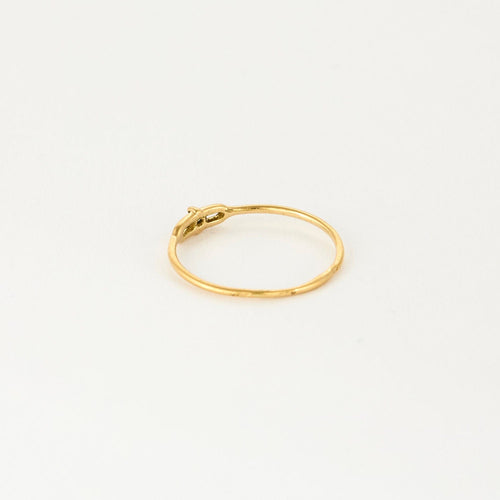 Bague 51 Bague or jaune, saphir 58 Facettes NAR01483