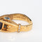 Tanzanite Topaz Hands Ring Estate 14k Yellow Gold Sz 6.5 Fine Mystical Jewelry 58 Facettes G13866