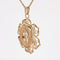 Pendentif Pendentif vintage rubis de synthèse 58 Facettes CVP151