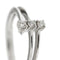 Bague Bague trilogie sertie de diamants de 0,18 ct 58 Facettes 35929