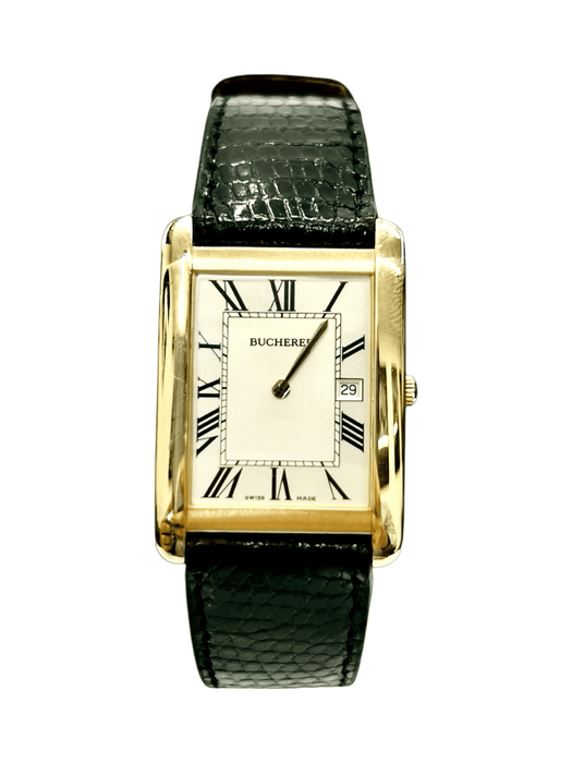 BUCHERER - Montre Tank or jaune