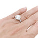 Bague 53 Bague diamant taille ancienne, platine. 58 Facettes 33939