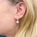 Boucles d'oreilles Boucles d'oreilles or blanc, diamants. 58 Facettes 33788