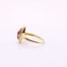 Ring 54 Ruby and diamond marquise ring in yellow gold 58 Facettes