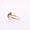 Bague 54 Bague marquise rubis et diamants sur or jaune 58 Facettes