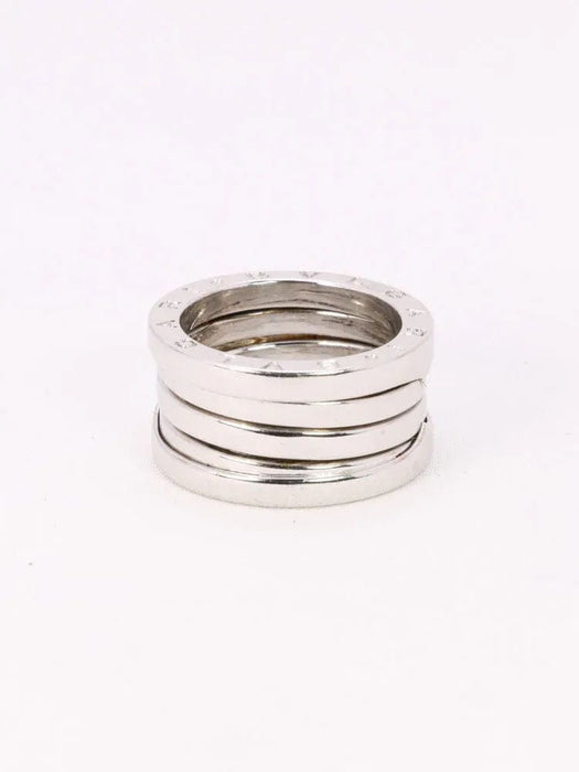 BVLGARI - Bague B.zero1 Large or blanc