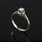 Bague Anello con Solitario di Diamante, ct. 0,17 58 Facettes