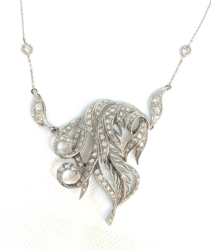 Collier Collier russo con diamanti, di Ispirazione Floreale 58 Facettes