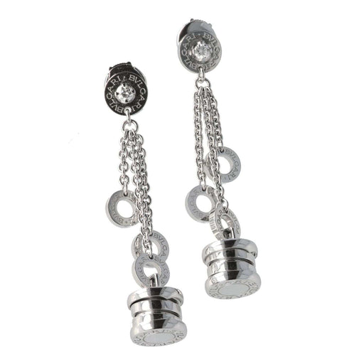BULGARI earrings - B.ZERO1 WHITE GOLD DIAMOND EARRINGS 58 Facettes 3954