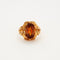 Bague Bague or jaune citrine mandarine de 5,2 carat 58 Facettes LP740