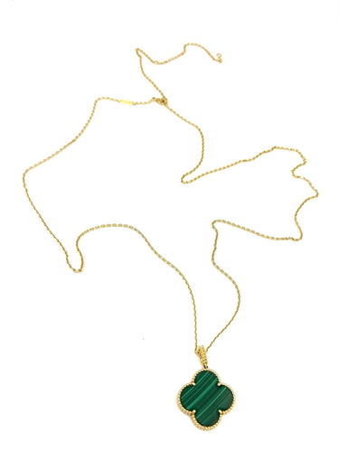 Collier VAN CLEEF & ARPELS. Collection "Magic Alhambra, sautoir un élément (Full set) 58 Facettes