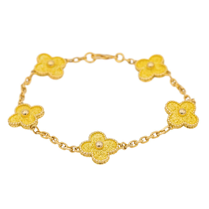 Bracelet Van Cleef & Arpels Bracelet Alhambra Or jaune 58 Facettes 3552053CN