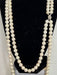 Collier Collier deux rangs 162 Perles de culture blanches 60,5 Cm 58 Facettes