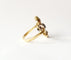 Bague Bague or jaune 18k - Saphir et diamants 58 Facettes