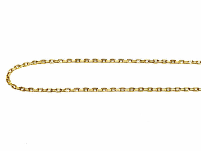 Collier Chaine Maille Forçat 50cm 58 Facettes