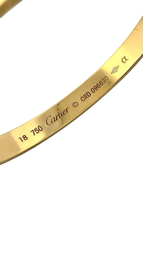 Bracelet Cartier - Bracelet Love or jaune 58 Facettes