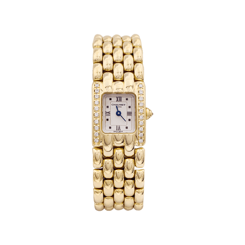 Montre Montre Chaumet "Khesis" or jaune, diamants. 58 Facettes 34464