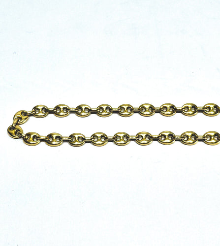 Collier Chaine Or Jaune Grains De Café 58 Facettes