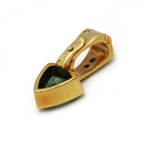 Pendentif Pendentif - Or, Diamants, Rubis & Tourmaline verte 58 Facettes 250168R