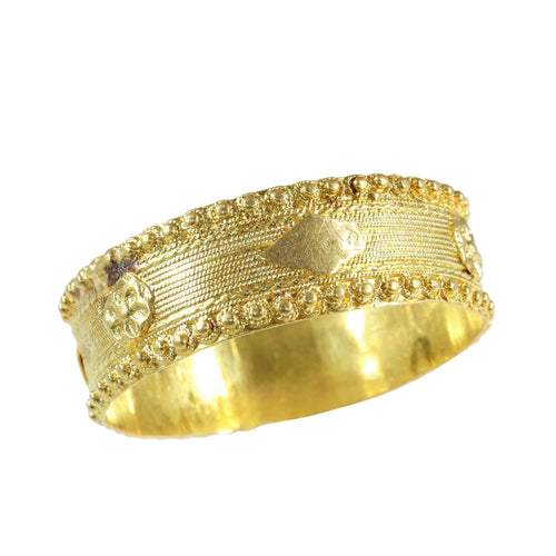 Alliance ancienne en or 18 carats, vers 1820 – Portez un morceau d'histoire, ressentez l'amour