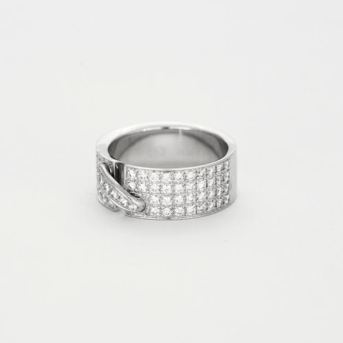 Bague 52 CHAUMET - Bague Liens en or blanc et diamants 58 Facettes