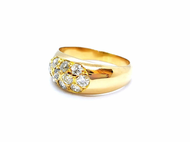 Bague 54 Bague Or jaune Diamant 58 Facettes 851002CN