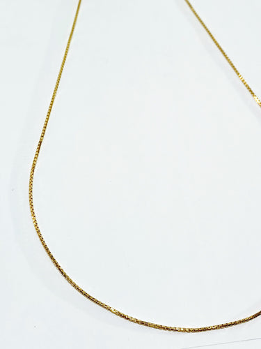 Collier Chaîne en or maille vénitienne 58 Facettes