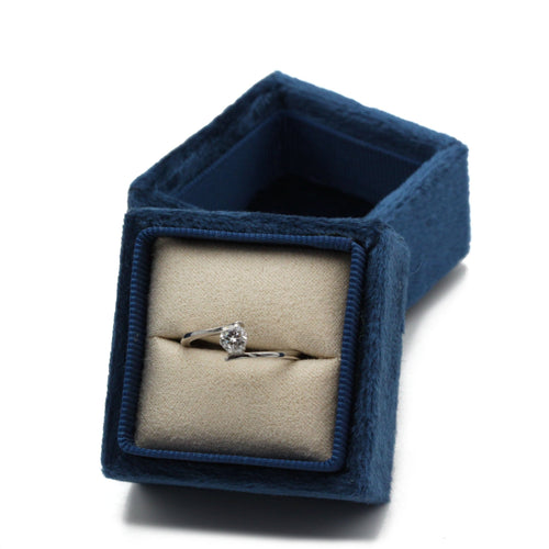 Bague 54 Solitaire - Or blanc et diamant 58 Facettes 1147