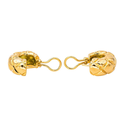 Boucles d'oreilles Chaumet Boucles d'oreilles Demi créoles  Or jaune 58 Facettes 4501034CN