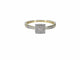 Bague Bague entourage en or avec diamants 58 Facettes 2106