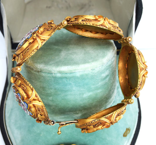 Bracelet Ensemble de micromosaïques en 3 pièces 1850 58 Facettes