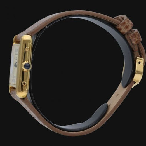 Montre Cartier Montre Tank Vermeil 58 Facettes MT43326