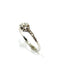 Bague 62.5 Solitaire en platine et diamants 58 Facettes