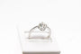 Bague 56 Solitaire or blanc et diamant 58 Facettes 240214