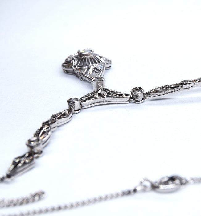 Collier ancien diamant en or