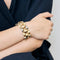 Bracelet Bracelet TanK en Or jaune, blanc et rose 58 Facettes CAS0106