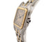 Montre vintage montre CARTIER panthere 110000r or 18k 2 rangs acier quartz 58 Facettes 268500