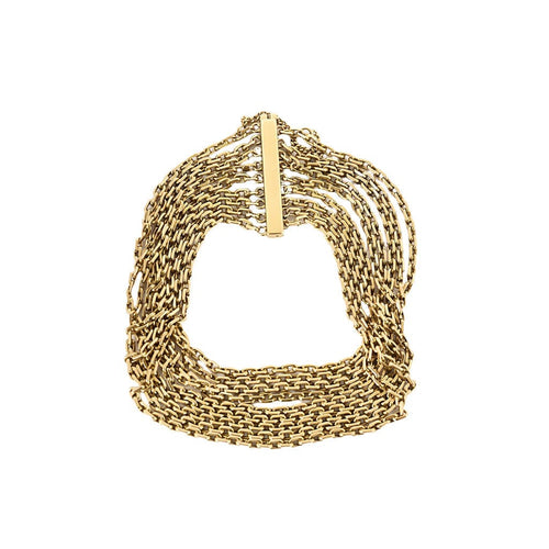 Bracelet Bracelet multi rangs en or jaune 58 Facettes CAN12462