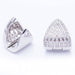 Boucles d'oreilles Boucles d'oreilles triangle en or avec diamants 58 Facettes N102939EJ