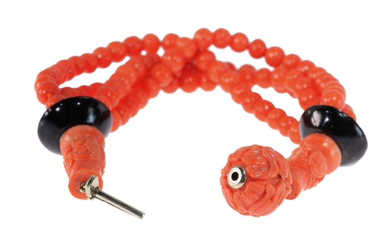 Bracelet Rêves déco : un bracelet des années 1920 d'inspiration japonaise 58 Facettes 10015-4360