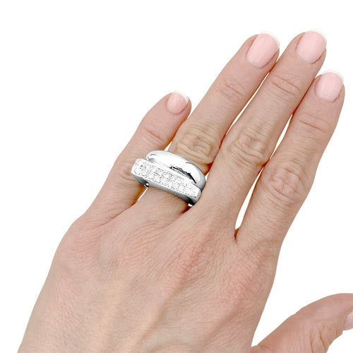 Bague 52 Bague Fred "Success" en or blanc et diamants. 58 Facettes 35239