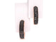 Boucles d'oreilles Boucles d'oreilles en or rose avec diamant noir 58 Facettes 2226