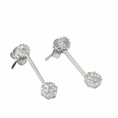 Boucles d'oreilles Boucles d'oreilles diamants 58 Facettes 3960