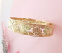 Rigid Bangle Bracelet with bunches of grapes and vine leaves 58 Facettes AA 1639