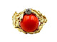 Bague 57 GILBERT ALBERT. Bague or jaune, diamant et billes interchangeables 58 Facettes