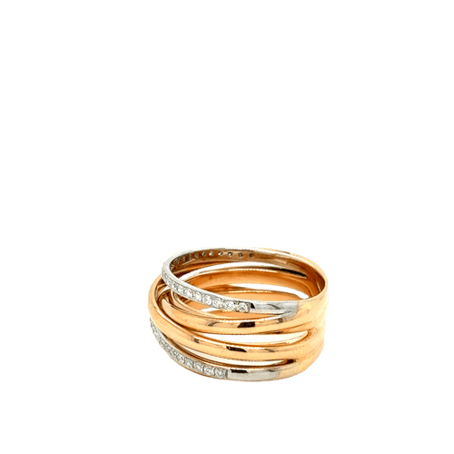 Bague 56 Bague Or Rose et Diamants 58 Facettes 1.0000227/4